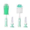 Multifunctional Cleaning Brush, Baby Bottle Brush, Bottle Brush Cleaner - color: Green 1