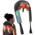 COMFIER Cordless 4D Shiatsu Neck & Shoulder Massager with Heat, Blue - color: Blue