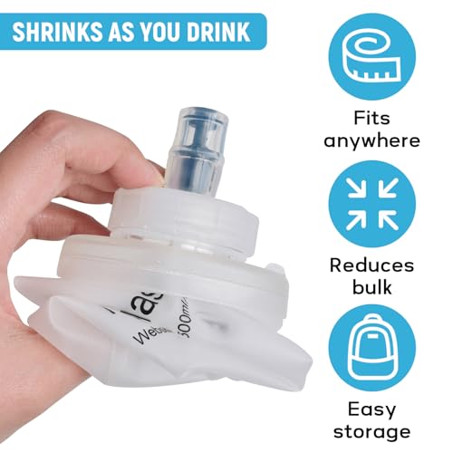 Soft Flask Collapsible Flask 1-Pack, 500ML, White - color: 500ml White