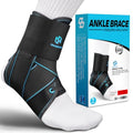 Healrecux Lace Up Ankle Brace for Women Men, Ankle Support for Sprained Ankle, Plantar Fasciitis Brace Ankles Stabilizer Wrap for Basketball, Volleyball, Sports, Injury Recovery, XS - size: X-Small
