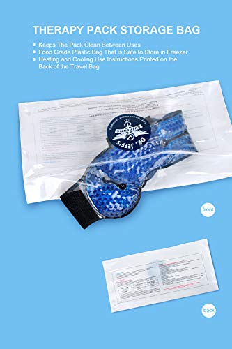 Headache Ice Pack for Migraine, Sinus, Dental Pain, TMJ Relief | Cooling Gel Eye Mask | Medical Grade Hot Cold Pack | Soft Plush Pain Relief Gel Headache Headband | Heatable Neck Wrap + Warm Compress - style: Head, Face, Jaw, Neck, Sinus Hot and Cold Ice