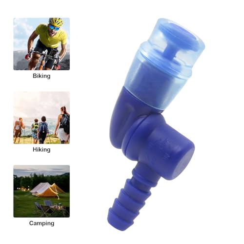 Hydration Bags Bite Valve Mouthpiece Replacement Bite Valve Replacement - style: 2 Pack mouthpiece replacement(blue）
