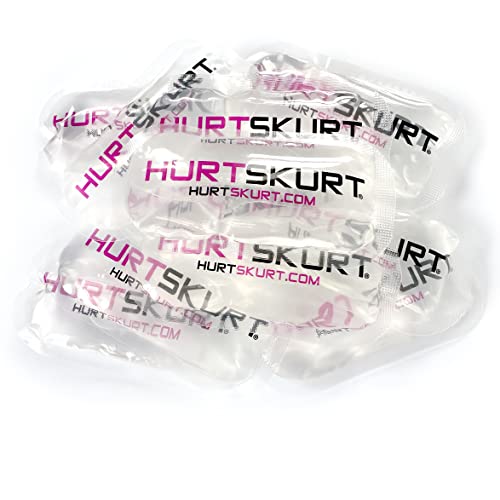 HurtSkurt® SoftGel 12-Pack Extra Gel Packs for Hot & Cold Therapy – Reusable Soft Gel Ice Packs for HurtSkurt® Sleeves, Muscle Pain Relief, Workout Recovery & Injury Treatment