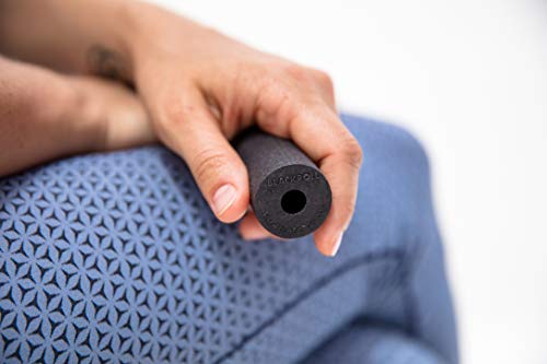 BLACKROLL - Micro Foam Roller, Small Deep Tissue Massage Tool for Feet, Hands, and Arms, Use for Travel, Exercise and Muscle Recovery and Plantar Fasciitis Relief, 6cm (2.3") x 3cm (1.2") - color: Black