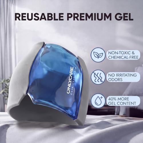 ONLYCARE Migraine Relief Cap, Headache Relief Cold Cap with Odorless Gel - color: Grey