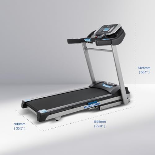 Xterra Fitness Sport Series Premium Folding Smart Treadmill, Handlebar Speed and Incline Controls, Large XTRASoft Cushioned Running Deck, Built-in FTMS-Enabled Bluetooth with XF Connect Fitness App - style: TRX2500