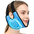 Comfpack Wisdom Teeth Ice Pack Head Wrap for TMJ, Jaw & Chin Relief with Larger Coverage, Flexible Double Sided Face Ice Pack for Oral Surgery, Teeth Removed, Tonsillectomy, Swelling - color: Blue 1pack
