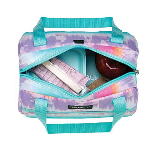 PackIt Freezable Hampton Lunch Bag, Tie Dye Sorbet - color: Tie Dye Sorbet