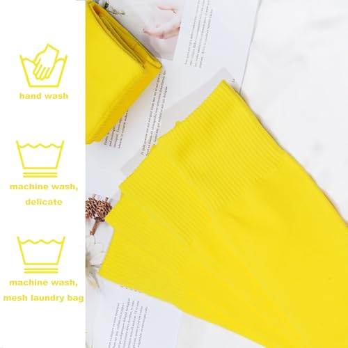 phnydreg 3 Pairs Leg Sleeve Shin Pre Cut Socks for Kids Youth Men Women Soccer Running Cycling - color: Yellow