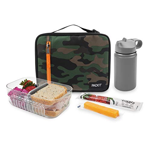 PackIt Freezable Classic Lunch Box, Camo - color: Camo