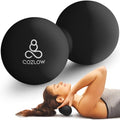 COZLOW Peanut Massage Ball - Deep Tissue Therapy, Pain Relief - Black - color: Black