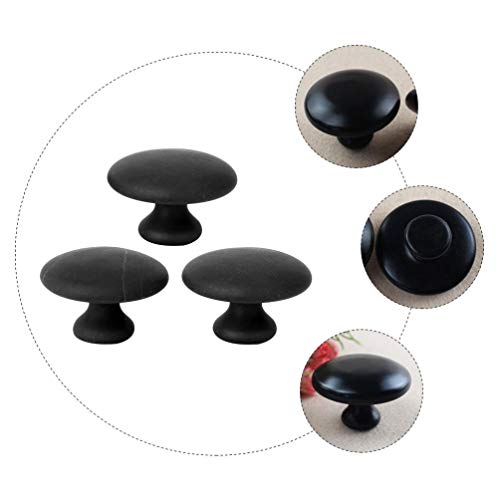EXCEART Gua Sha Muscle Scraper Natural Stone Mushroom Shape Handheld Massage Tool for Trigger Point Release Deep Tissue Massage Circulation Support Sore Muscle Relief 3 Pack 2.16 X 2.16 X 1.49 in