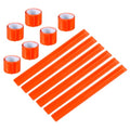 PATIKIL Reflective Slap Bands Snap Bracelet - color: Orange Red