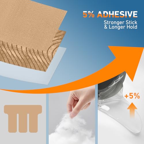 KTQUICK Precut Kinesiology Tape for Shoulders, 12 PCS, 20% Stronger, Beige - color: Beige, size: 12PCS