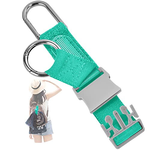 ZINZ Elastic Jacket Gripper Travel Strap with D-Ring Hooks and Buckle - color: Light Green