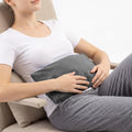 Microwavable Heating Pad with Washable Cover, 8 x 18 Microwave Heating Pad for Neck and Shoulders, Moist Heat Bean Bag Warm Compress for Knee, Joints, Wrist, Abdomen (Dark Gray) - color: 8 X 18" Dark Gray - 1 Pack