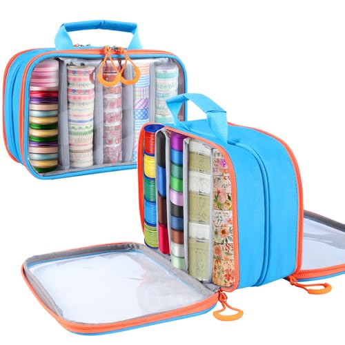 Washi Tape Organizer Box Washi Tape Roll Tape Storage Bag with Compartments
