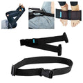 Stretch Bands for Exercise – Leg Stretching Strap for Physical Therapy, Hands-Free/Manual Options for Elderly Rehabilitation Bedridden Patients Lower Limb Myasthenia (2 Feet+Waist Belt) - color: 2 Feet+waist Belt