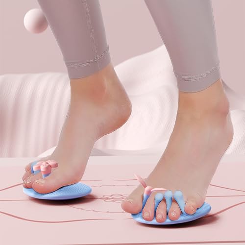 Arch Trainer Foot Massagers Exerciser Foot Arch Trainer for Calf Stretching Glute Toning Improved The Feet Bunion Toe Training Thin Calves Legs White Silicone Exercisers - color: White