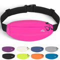Running Fanny Pack Whole Bag Reflective, Running belt for Women &Men,Sweatproof Phone Holder Workout, Running Waist Pack(rose) - color: rose