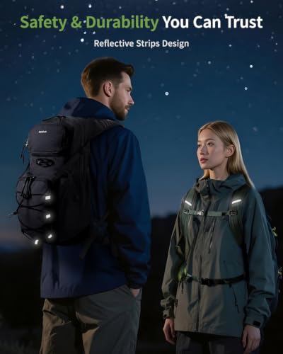 ECOHUB 20L Lightweight Hydration Backpack with 2L Water Bladder&Waist Pack