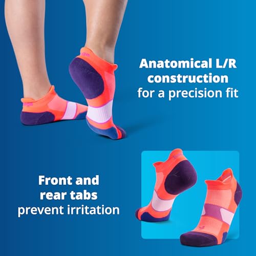 Balega Unisex Adult UltraGlide Friction-Free No-Show Running Socks (1-Pair) - color: White, size: Large