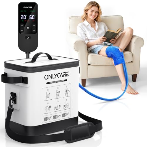 ONLYCARE Cold Therapy Ice Machine 2.0 w/Programmable Timer & Quiet Pump - color: Gray