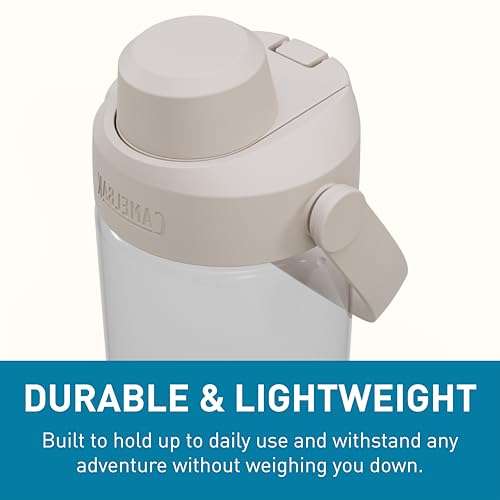 CamelBak Thrive Chug Water Bottle, High Flow Lid Design for Quick Everyday Hydration and Active Use, 20oz, Clear - color: Clear, size: 20 Ounces