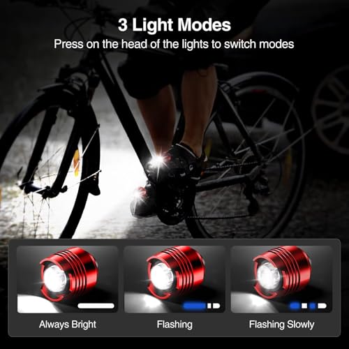 Rechargeable Clog Lights 2PCS, LED Shoe Clip Flashlight with 3 Modes, Waterproof Shoe Charm Accessories for Walking, Running, Camping – Adults & Kids (6 Colors) - color: Red