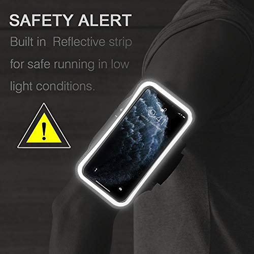 Running Armband for iPhone 17/16/15/14/13 Pro Max, Plus, Air‌ (Black) - color: Black