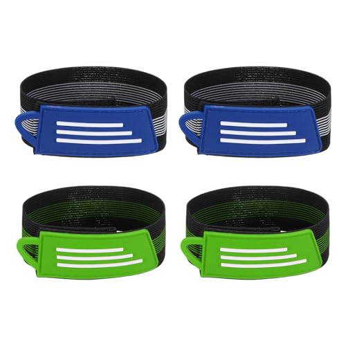 Bike Pant Leg Strap - color: Blue/Green