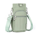 Rueesh Water Bottle Holder Bag with Adjustable Strap - color: Green