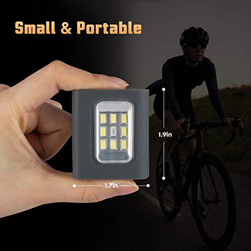 innofox Running Light, 2Pack Reflective Running Gear for Runners, USB Rechargeable LED Light, Clip on Running Lights with Runners and Joggers for Camping, Hiking, Running, Outdoor Adventure