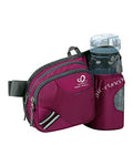 WATERFLY Fanny Pack Waist Bag: Waist Pack for Women Men with Water Bottle Holder Hiking Fanny Pack for Running Walking DogWalking Travel Cycling - color: pink