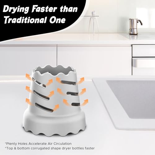 Garolue Drying Rack for Water Bottles - color: Grey