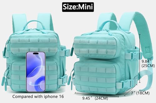 9L/20L Mini Backpack for Men and Women, Small Backpack for Gym Hiking Travel Sports Running - color: 9l-blue