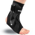 Lace Up Ankle Brace for Women Men - Adjustable Ankle Brace with Side Stabilizers for Sprained Ankle, Plantar Fasciitis Relief, Achilles Tendonitis, Injury Recovery, Ankle Support for Men Women(X-Large)