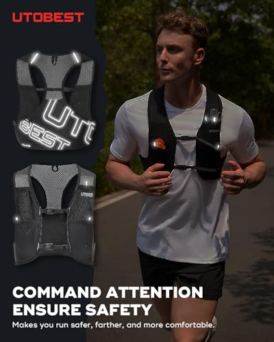 UTOBEST Allite Lightweight Hydration Vest with 500ml Soft Flask - color: Vest Only