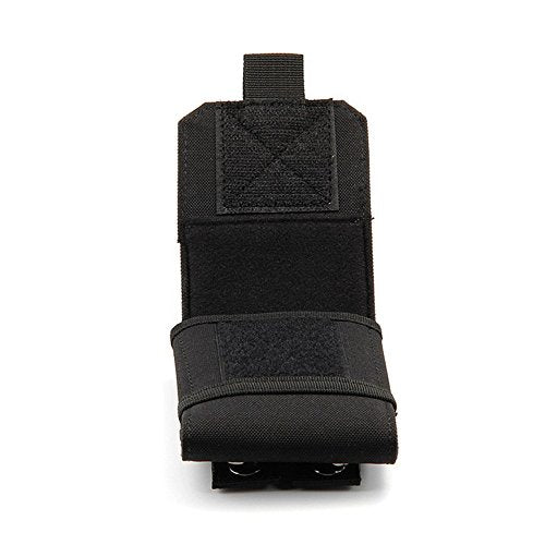 Tactical MOLLE Smartphone Holster, Universal Army Mobile Phone Belt Pouch EDC Security Pack Carry Accessory Kit Blowout Pouch Belt Loops Waist Bag Case for iPhone SE 5S Samsung Galaxy S4 mini - color: #A (Small)