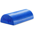 Yes4All Medium Firm Half Foam Rollers for Post-Workout Relaxation, 12/18/24/36 inch PE Foam Roll for Back Massage & Yoga Exercise - color: Half Blue, style: 12-inch