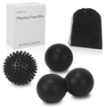 3-in-1 Massage Ball Set, Peanut Ball, Spiky, Lacrosse for Plantar Fasciitis