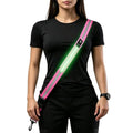 2PCS LED Armband for Running and Walking at Night Safety Gear - color: Pink