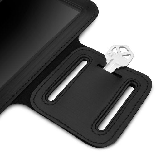 BoxWave Case Compatible with Apple iPhone SE (2020) - Sports Armband, Adjustable Armband for Workout and Running - Jet Black