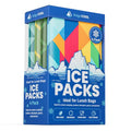 4 Pack Slim Ice Packs for Lunch Boxes, Reusable Kids Cold Packs for Coolers