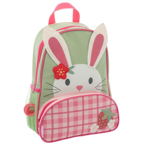 Stephen Joseph Little Sidekick Backpack, Toddler Backpack for Little Kids, Daycare and Preschool, Bunny - color: White