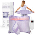 Heating Pad for Period Cramps, Upgraded Wrap Heating Pad for Back Pain Relief, Large 12''x 24''Heat Pad +26" Belt Adjustable 4 Timer 6 Heat Level Auto Shut Off, Christmas Birthday Gifts for Women Mom - color: Light Purple