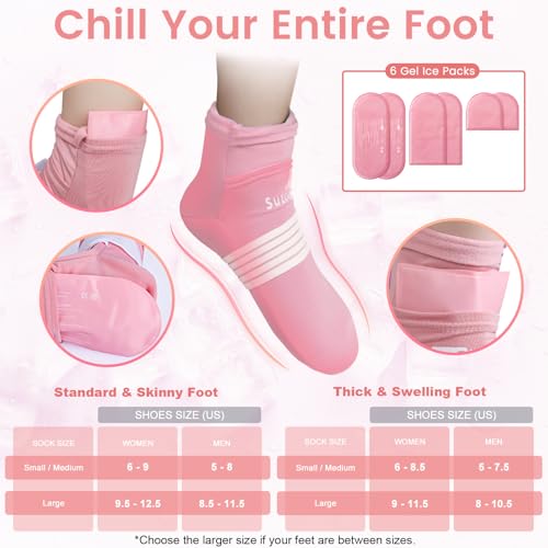 SuzziPad Chemo Gloves and Socks for Chemotherapy, Cancer Comfort Items, Include 10 Ice Pack, Ideal for Soothing Hand and Foot Discomfort, L - size: L, style: Cold Therapy Socks and Gloves