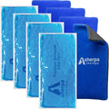 Flexible Cold Gel Ice Pack Reusable, 9.5" x 4.5", 4 Pack - style: Cold