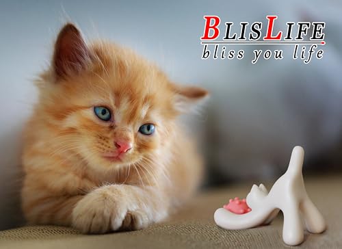 Cute Shape Massager Set,Reduce Work Stress,Relaxing Roller Ball Massager,Relieve Tension and Muscle Soreness Handheld Manual Massage Tool, Best Gift for Cat Lovers - color: Pink