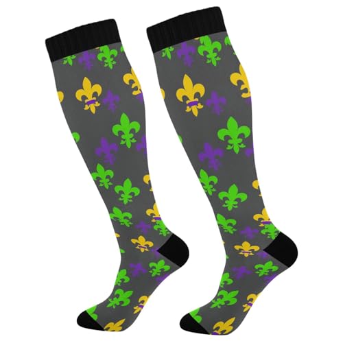 Wusikd Cute Penguin Compression Socks for Women and Men Circulation Long Socks for Athletic Running 1 - color: Multi 6
